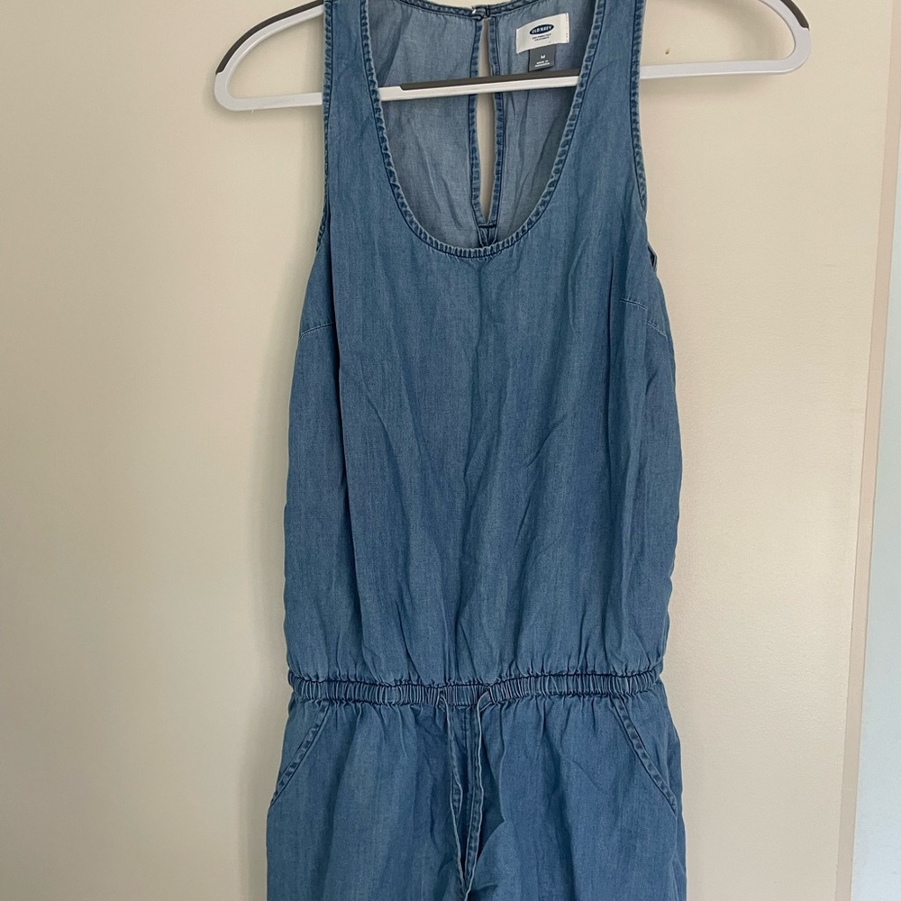 denim romper